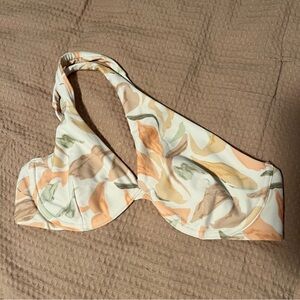 abercrombie and fitch one shoulder bikini top M